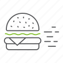burger, delivery, express, fast, food, order, service