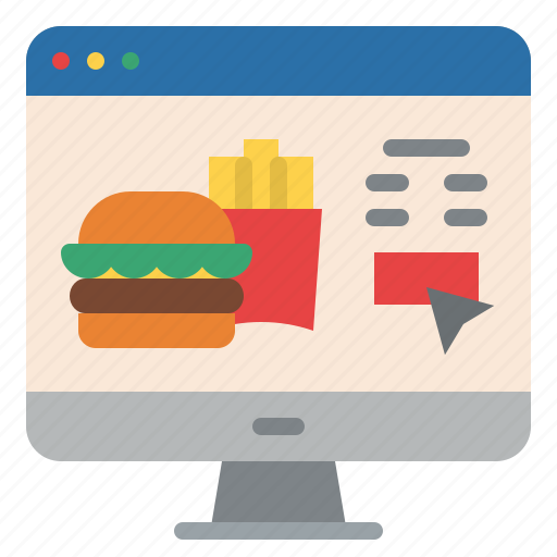 Arrow, computer, food, order icon - Download on Iconfinder