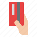 card, credit, hand, hold, payment