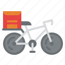 bicycle, bike, delivery, food 