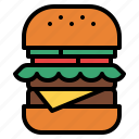 burger, delivery, fast, food, hamburger