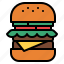 burger, delivery, fast, food, hamburger 