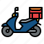 delivery, food, motorcycle, restaurant 