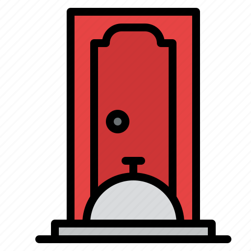 Delivery, door, food, home icon - Download on Iconfinder