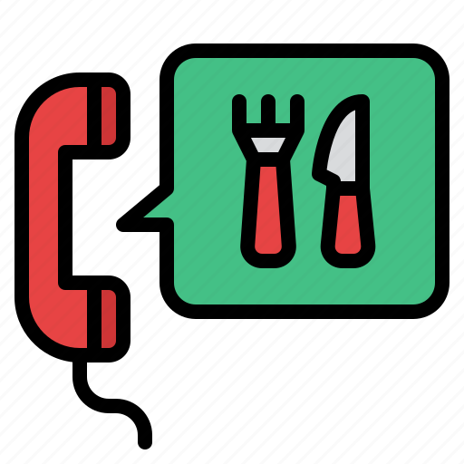 Calling, food, order, phone icon - Download on Iconfinder