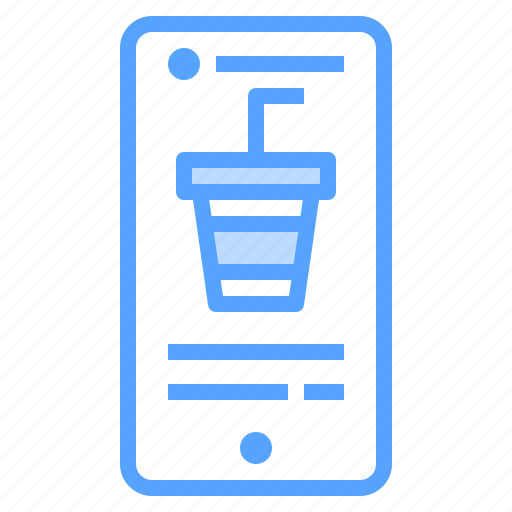 Beverage, tap, drink, smartphone, press icon - Download on Iconfinder