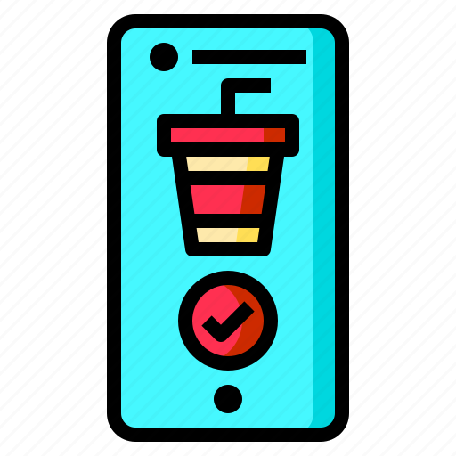 Success, correct, beverage, mark, received icon - Download on Iconfinder