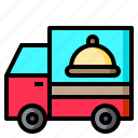truck, food, delivery, mobile, shipping 