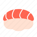 sushi, japanese, food, salmon, eat, asian, rice