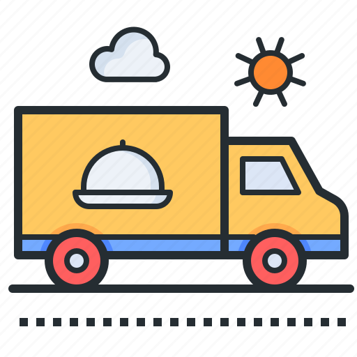 Delivery, food, truck, groceries icon - Download on Iconfinder