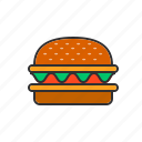 burger, eat, food, hamburger, meat, patties