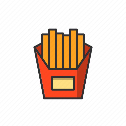 Chips, food, french, fries, potato icon - Download on Iconfinder
