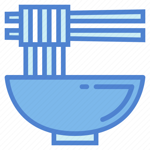 Bowl, chopstecks, food, noodle icon - Download on Iconfinder