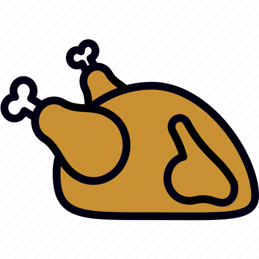 Chicken, meat, roasted icon - Download on Iconfinder
