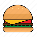 burger, fastfood, junk food, cheeseburger, hamburger, food