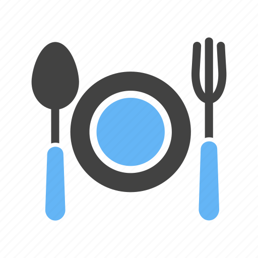 Cutlery, eat, food, fork, meal, plate, spoon icon - Download on Iconfinder