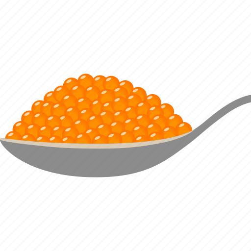 Beluga, caviar, eggs, fish, orange, roe, salmon icon - Download on Iconfinder