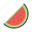 food, fruit, juicy, melon, slice, summer, watermelon 