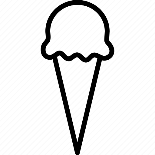 Cone, cream, dessert, gelato, ice, icecream, scoop icon - Download on Iconfinder