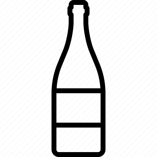 Alcohol, bar, bottle, champagne, liquor, vodka, wine icon - Download on Iconfinder