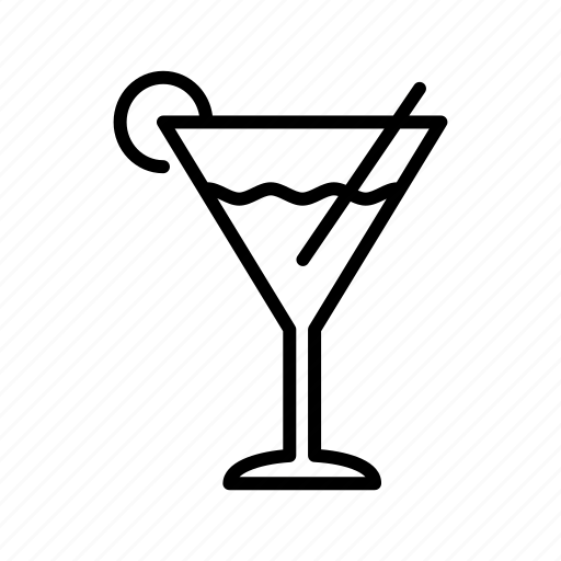 Cocktail, glass, food and restaurant, cocktail glass, alcoholic, beverage, martini icon - Download on Iconfinder