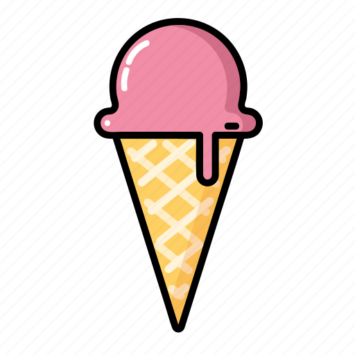 Food, ice cream, sweets, cold, cone icon - Download on Iconfinder