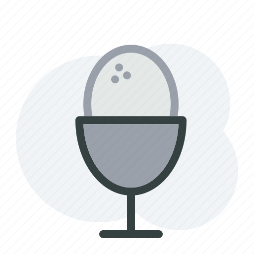 Boiled egg, breakfast, egg, hard-boiled icon - Download on Iconfinder