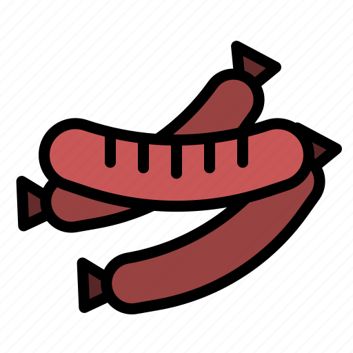 Food, sausage, fastfood, hotdog, barbecue icon - Download on Iconfinder