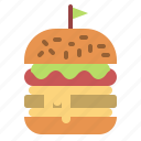 food, hamburguer, fastfood, kitchen, restaurant