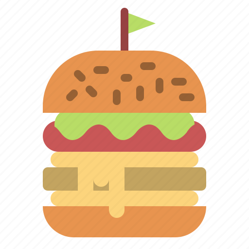 Food, hamburguer, fastfood, kitchen, restaurant icon - Download on Iconfinder