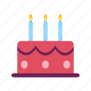 cake, birthday, party