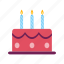 cake, birthday, party 