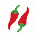 pepper, chilli, red