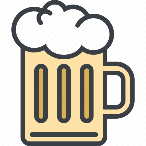 Alcohol, beer, drink, food, mug icon - Download on Iconfinder