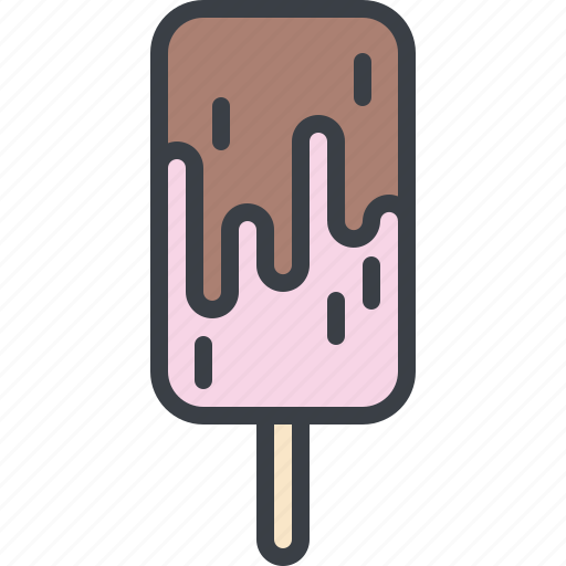 Desert, eating, food, icecream, stick icon - Download on Iconfinder