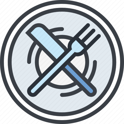 Cutlery, dish, eating, food, fork, knife, plate icon - Download on Iconfinder