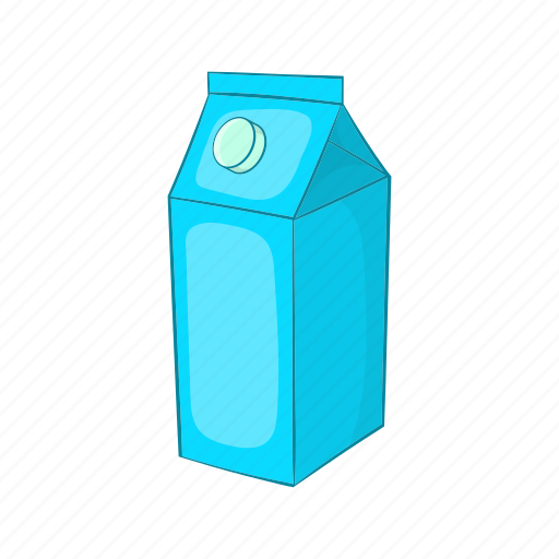 Carton, cartoon, drink, milk, packaging, product icon - Download on Iconfinder
