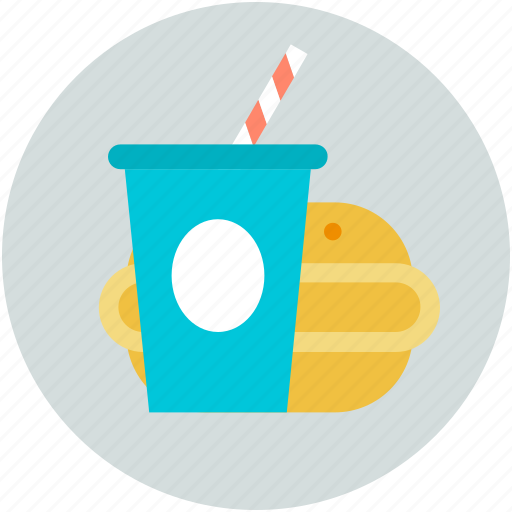 Burger, fast food, food, junk food, soft drink icon - Download on Iconfinder