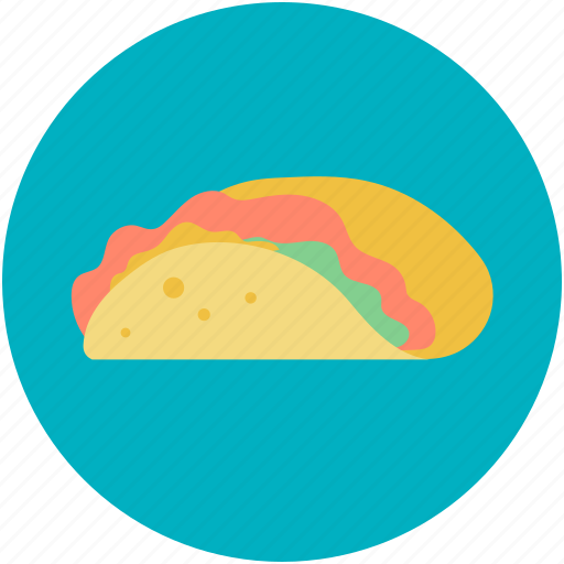 Food, mexican dish, snack, tacos, tortilla tacos icon - Download on Iconfinder