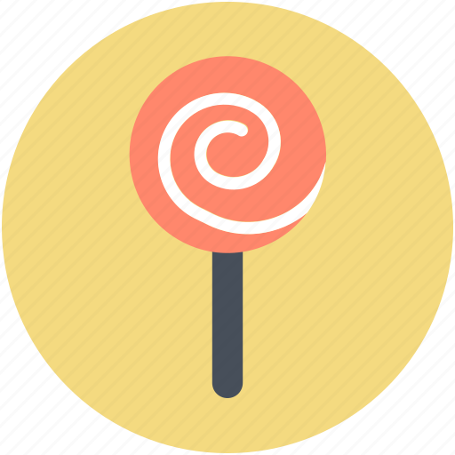 Confectionery, lollipop, lolly, sweet snack, swirl lollipop icon - Download on Iconfinder