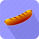 sausage, dinner, eating, food, hotdog, restaurant