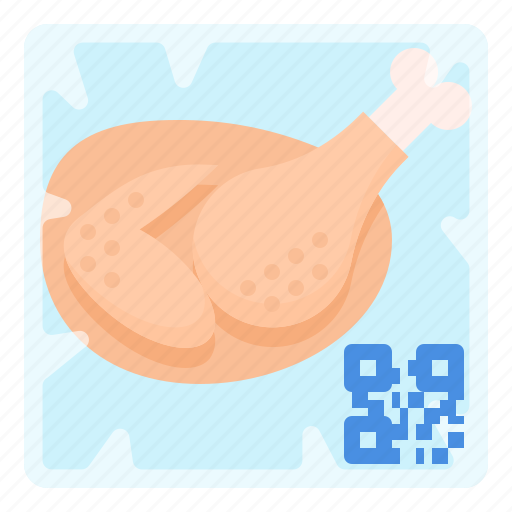 Chicken, packing, food, traceability, safety, quality, industry icon - Download on Iconfinder