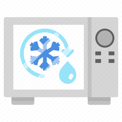 Defrost, defrosting, food, processing, microwave, kitchenware, storage icon - Download on Iconfinder