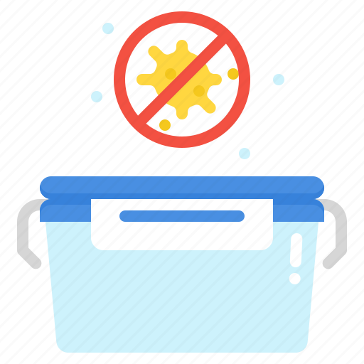 Food, container, preservation, storage, covid19, antibacterial, airtight icon - Download on Iconfinder