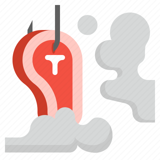 Smoking, meat, food, preservation, cold, smoke, processing icon - Download on Iconfinder
