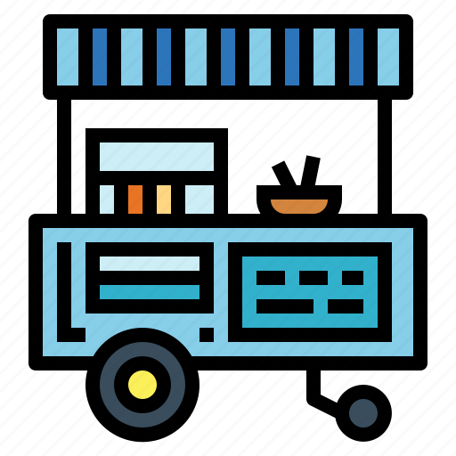 Cart, commerce, food, street icon - Download on Iconfinder
