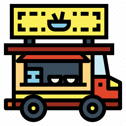 Chinese, food, transportation, truck, van icon - Download on Iconfinder