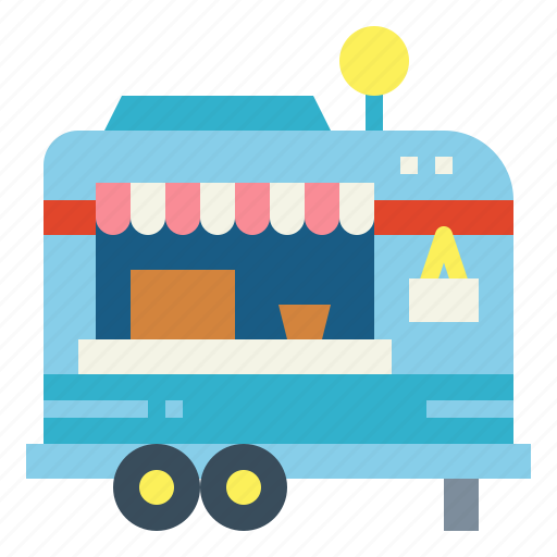 Away, fast, food, take, truck, van icon - Download on Iconfinder