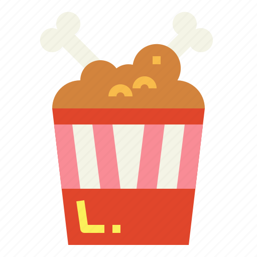 Chicken, fast, food, fries, junk icon - Download on Iconfinder