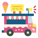cream, food, ice, sweet, transportation, truck
